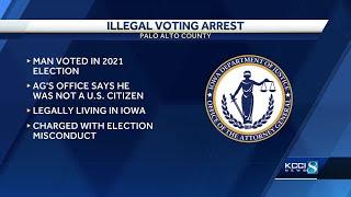 Palo Alto County man accused of illegally voting in 2021