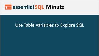 | Essential SQL