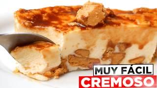 El POSTRE de TURRÓN Helado Más Fácil y Delicioso (PREPÁRALO EL DÍA ANTES Sin Horno)