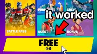 I Got The Battle Pass For FREE