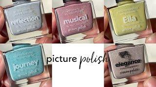 Picture Polish - New Shades! Nail Polish Swatch & Review + Comparisons | JESSFACE90