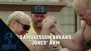 The World’s Strongest Man Classics 1995: Samuelsson breaks Jones’ arm!