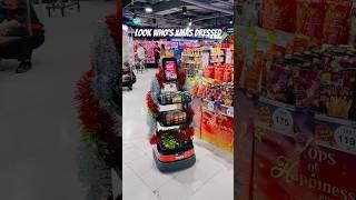 Tops Robot Christmas Decorated #topsthailand #robot #supermarket #thailand