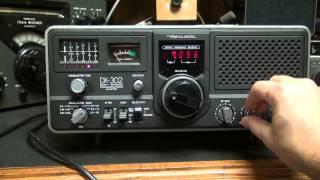 Realistic DX-302 Shortwave receiver Ham Radio Receiver Demo