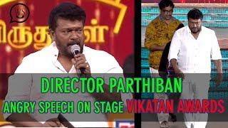 WhatsApp status | Director Parthiban Speech in Viktan awards | Angry Award  |