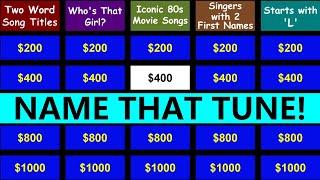 Guess the Song Jeopardy Style | Quiz #22