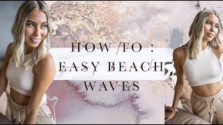 HOW TO: EASY BEACH WAVES | JAMIE MEYERS