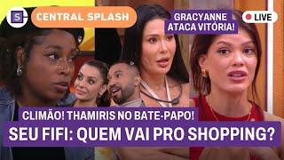  BBB 25 ao vivo: QUEM VAI PRO SHOPPING NA CASA DE VIDRO? Enquete REVELA! Thamiris eliminada!