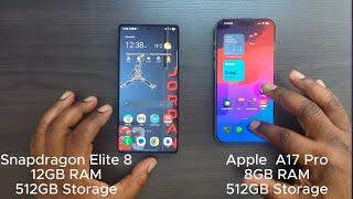 Samsung Galaxy S25 Ultra vs Apple iPhone 15  Pro Max Speed Test