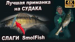 Лучшая приманка на судака! Ловля судака на слаги SmolFish