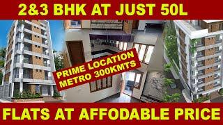 Luxurious Flats for sale Just 50Lakhs | Flat near Metro |  Flats for sale in bangalore | Digital