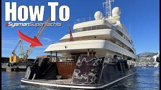 82 Metre SuperYacht (Pure) Docking in Italy - Full explanation