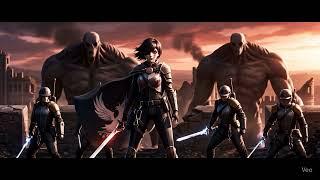 Fall of the Final Wall | Dark Anime Scene Inspired by AOT