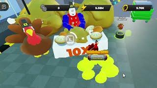 10X Energy Thanksgiving Session Booster Update on Strongman Simulator Roblox