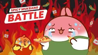 ️ Molang vs Piu Piu: Spicy Mukbang Challenge! 