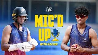 Rachin trains at Chennai | Mic'd up | #WhistlePodu