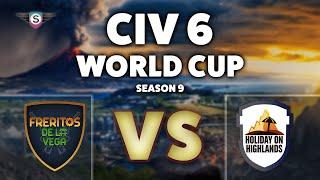  Civ6 | CWC Season 9 | Freritos de la Vega vs Holiday on Highlands