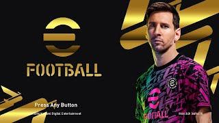 PES 2017 eFootball 2022 Golden Graphic Menu For All Patch