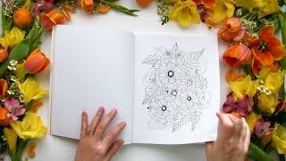 Floral Wonderland: A Blooming Coloring Retreat coloring book by Rachel Reinert