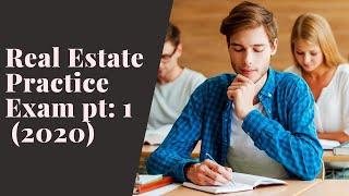 Real Estate Practice Exam Questions 1-50 (2020)