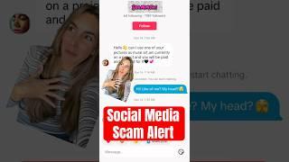 Scam Alert! Painting your portrait for money‍ #shorts #scam #socialmediascam #socialmediascams