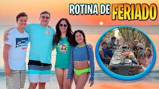 Rotina de Feriado nos Estados Unidos com show de golfinhos - Família Maria Clara e JP