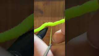 Mini Mega Worm #flyfishing #flytying #fishing