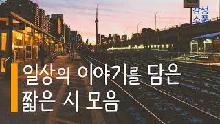 일상의 이야기를 담은 짧은 시낭송 모음｜시낭송｜좋은글｜좋은시｜잠잘때 듣는｜오디오북｜감성소풍