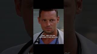 Two doctors argue right or wrong in front of patients #movie #grey #love #shorts