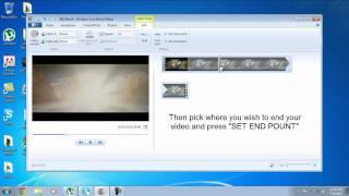 How to cut your video using windows movie maker