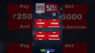 Sep 1 - Nellai Day Offers in Lime Dreams Family Salon & Makeup Studio ||Anniversary Offers #trending