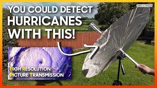 Portable Weather Receiving Dish Antenna - Detect Hurricanes?