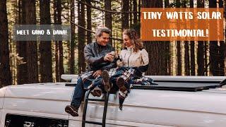 Off Grid Travel with Tiny Watts Solar