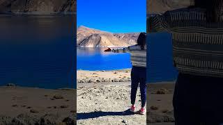 Is this Prettiest Place in Ladakh #travel #shorts #pangonglake #ladakh #leh