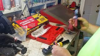 Unboxing and review of Central Hydraulics 8 ton wire crimper from Harbor Freight. Is it any good?