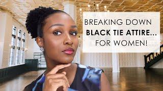 What to Wear to a Black Tie Event (Women) - Fall/Winter Edition