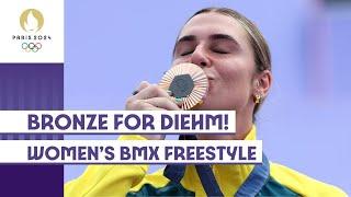 Bronze for Diehm!  | Women's BMX Freestyle | #Paris2024 Highlights