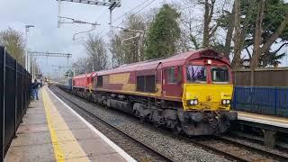 DB 66028 + 66185 Passing Through Reading West With Tone 1Z66