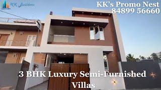 3 BHK Luxury Semi-Furnished Individual Villas for Sale