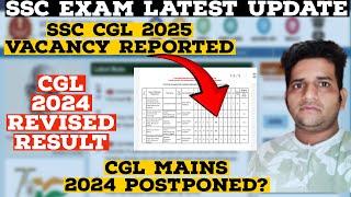 SSC CGL 2024 Scam  Revised Result  Mains Postponed  SSC CGL 2025 Vacancy Reported 