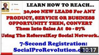 Social Pro Revolution - Convert 30k leads at 80% Using Referral Key