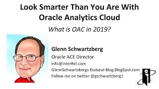 What is Oracle Analytics Cloud (OAC) in 2019?