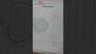 very easy mehandi design made by Ritu#shorts#ritu,s creative shorts