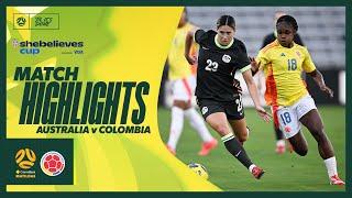 CommBank Matildas v Colombia | Match Highlights | SheBelieves Cup