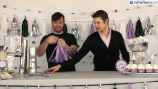 How to Make Party Tassels - Craft Time with Dudes - Big Dot of Happiness