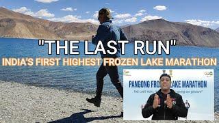 Running on Ice: India's Ultimate Frozen Lake Marathon | LADAKH | THE LAST RUN AT PANGONG Tso