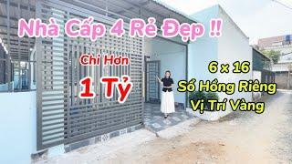 Nhà cấp 4 giá mềm bất ngờ, vị trí vàng đúng 1ty350 | Nhà Giá Rẻ Bình Chánh