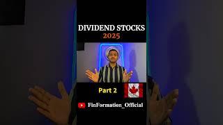 Best Canadian Dividend Stocks for 2025 #bestcanadianstocks #canadiandividendstocks #canadianstocks