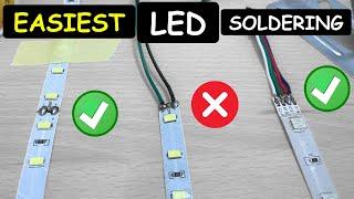 How to Connect LED Strips - Soldering Connectors, Wires and More