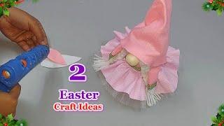 2 Budget Friendly 2 Easter decoration ideas from ordinary materials | DIY Easy Easter craft idea 